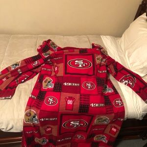 49ers Snuggie Blanket San Francisco NFL
